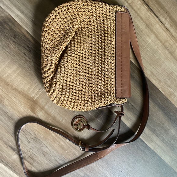 Michael Kors Woven Crossbody Bag - Picture 2 of 3